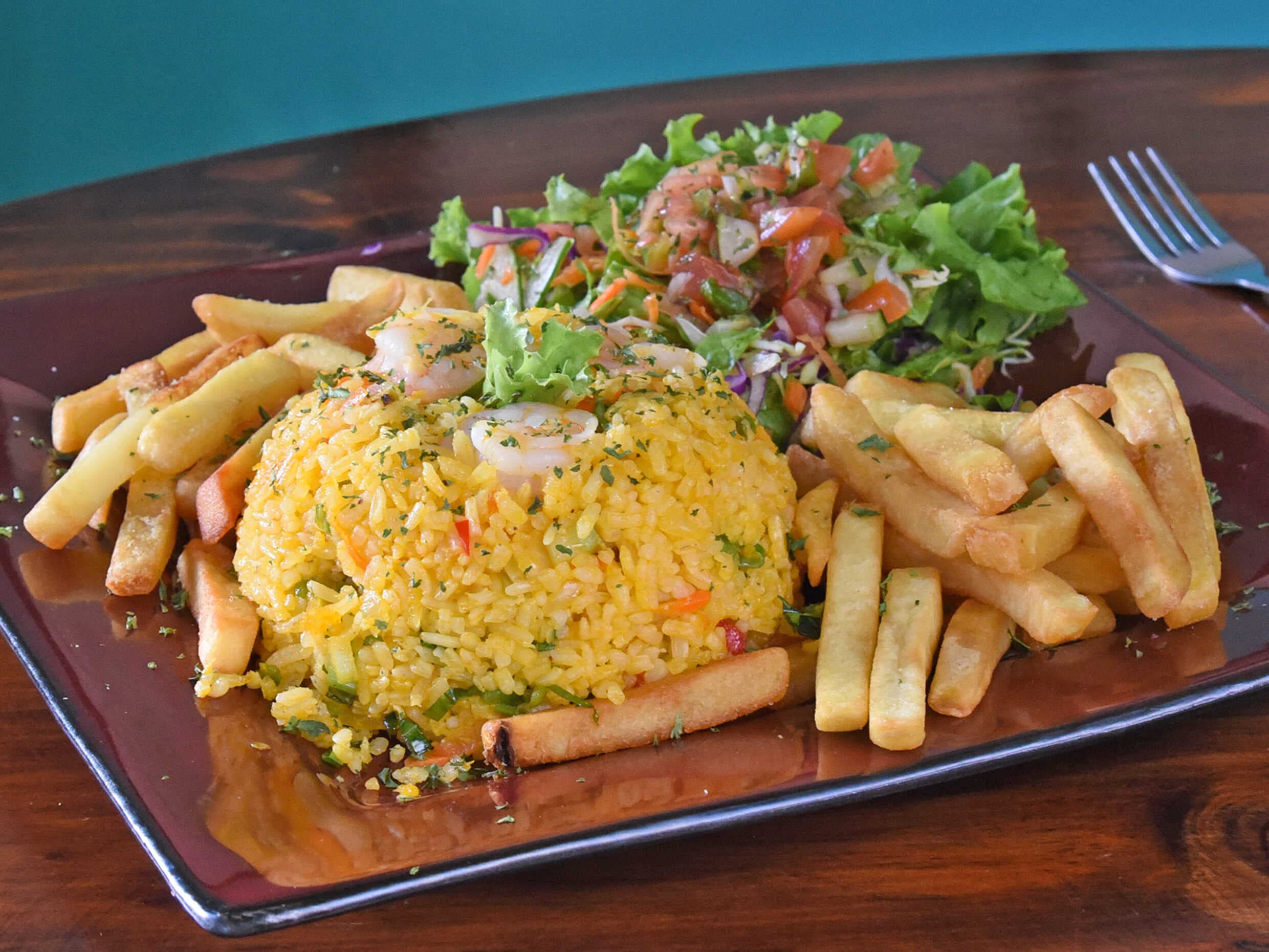 Arroz con Camarones