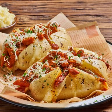 Papa Rellena de Bistec