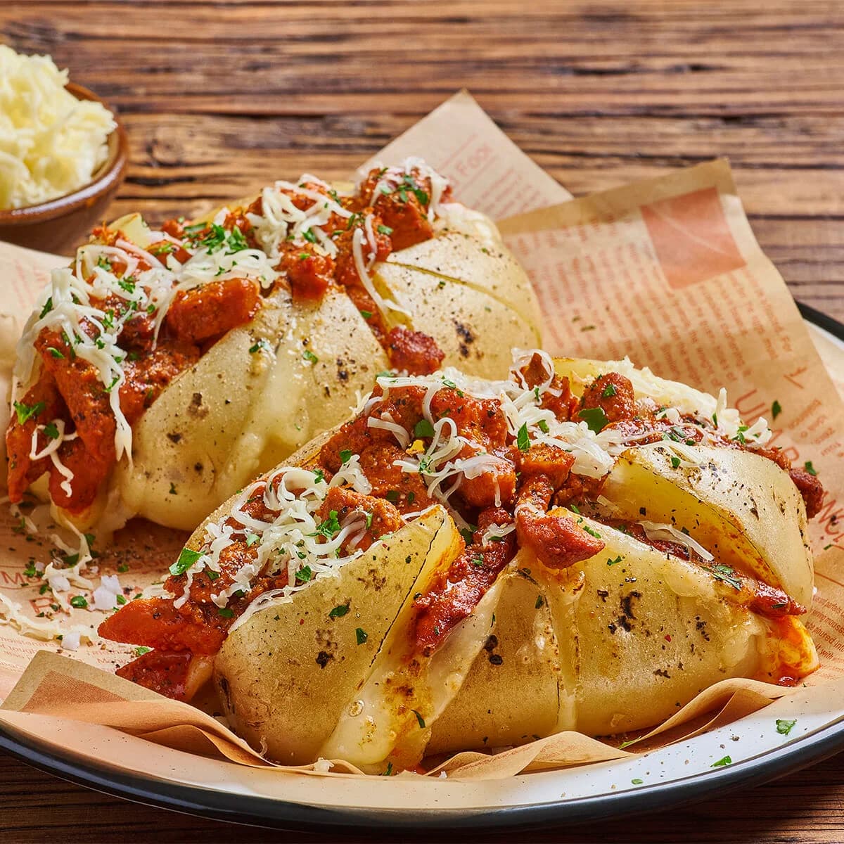 Papa Rellena de Bistec