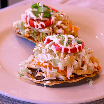 Tostadas de Pollo