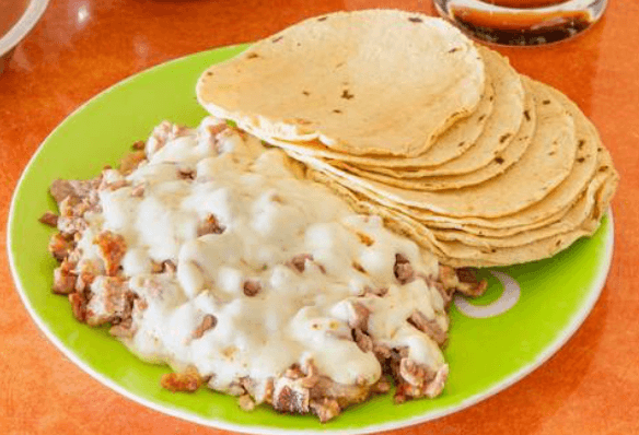 Orden de Bistec con Queso
