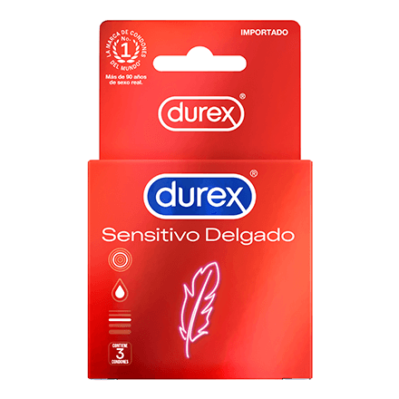 Preservativo Sensitivo Durex Caja 3 Uds