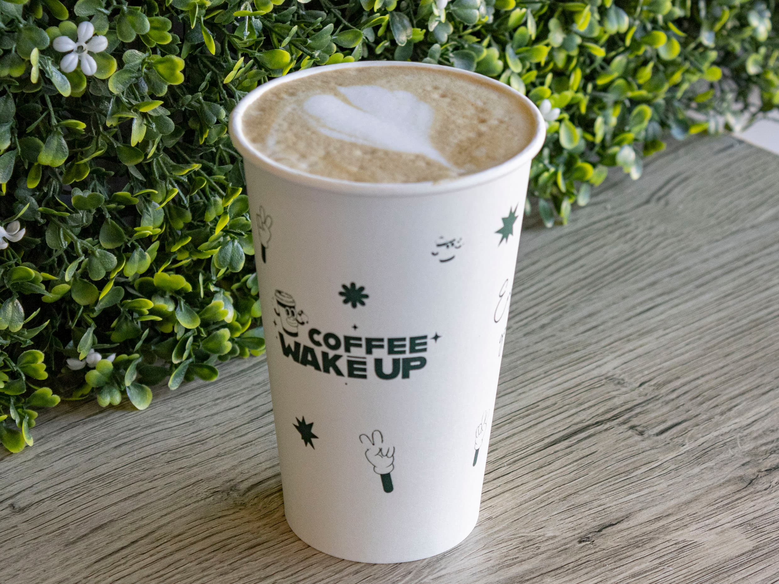 Latte Avellana CH 12 Oz caliente