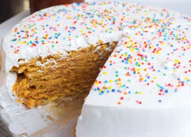 Porción torta chilena