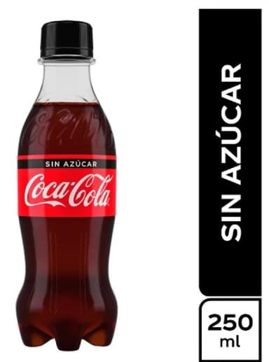 Gaseosa COCA COLA SIN AZUCAR 250 Ml