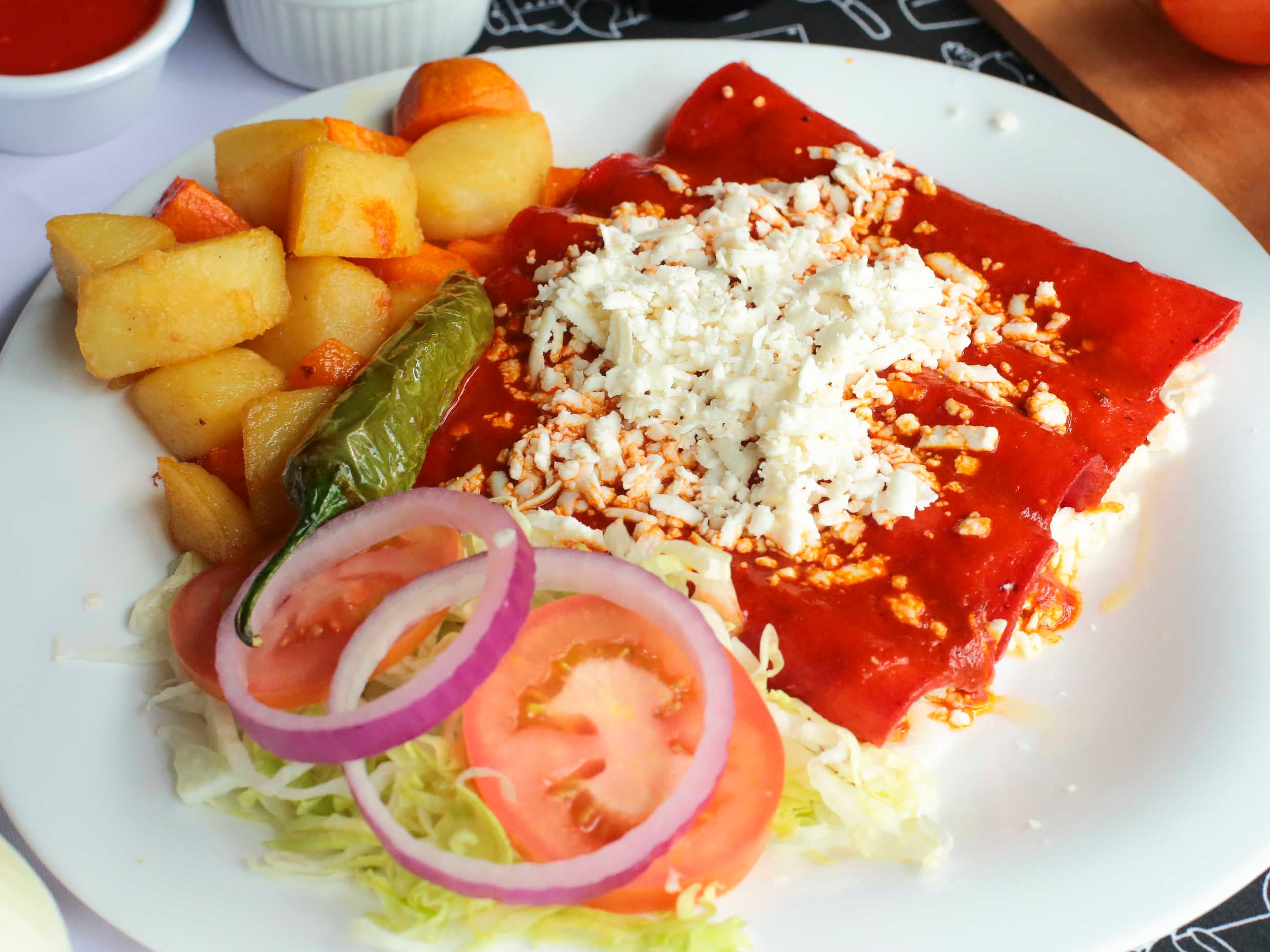 Enchiladas Bañadas