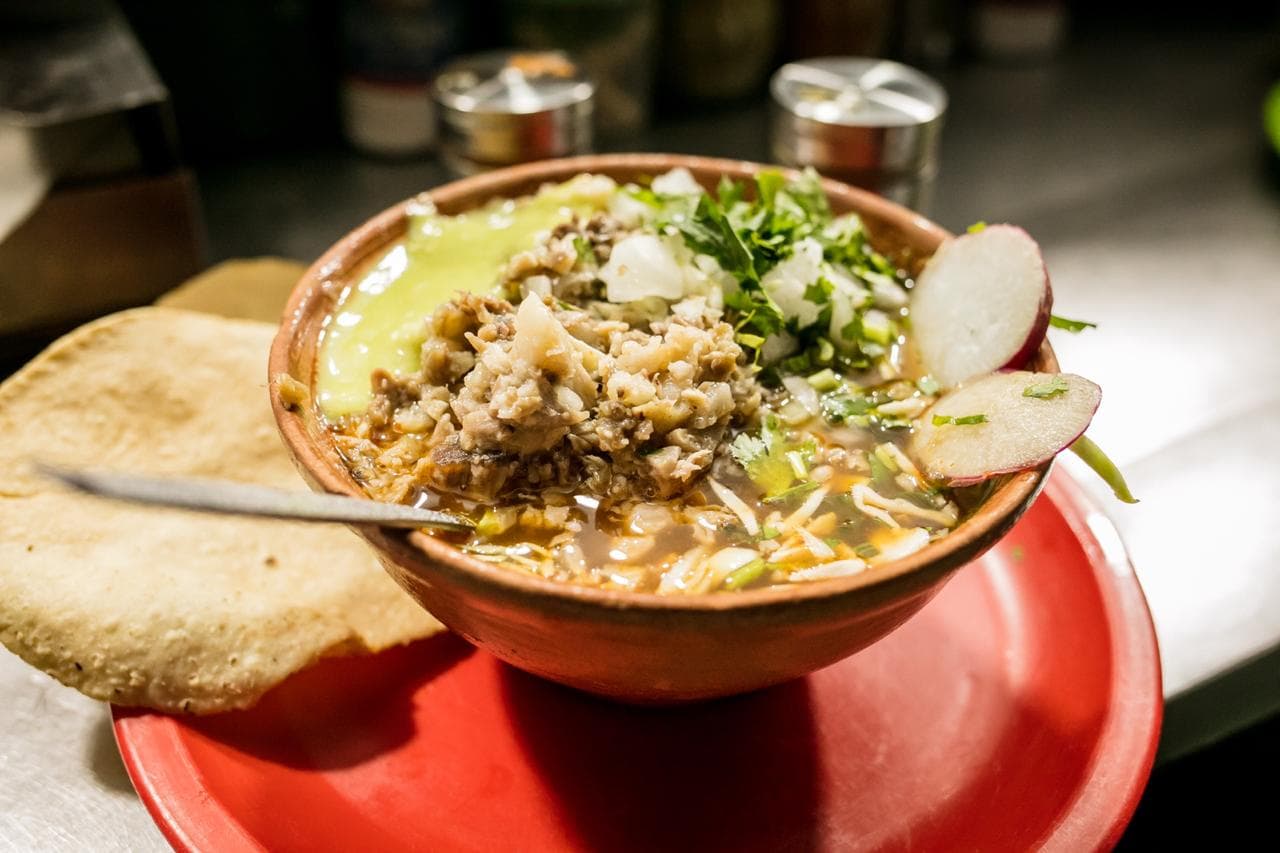 Pozole Mixto, Res y Puerco
