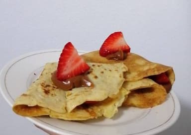 Crepé de Fresas y Manjar