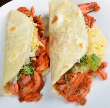 Taco Pastor (Tortilla de Harina)