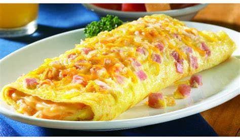 Omelette de Jamón y Queso