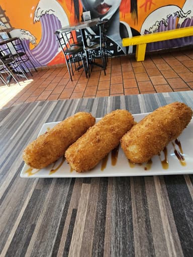 Kushiage de Queso Gouda