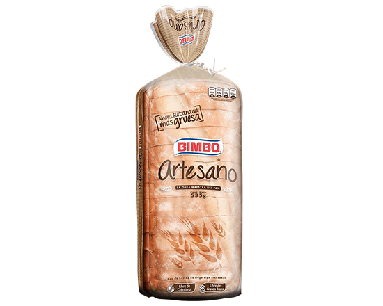 Pan Cuadrado Blanco Bimbo Artesano 535 g