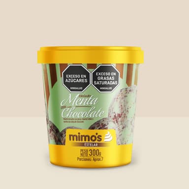 Medio Litro Helado Estelar Menta Chocolate
