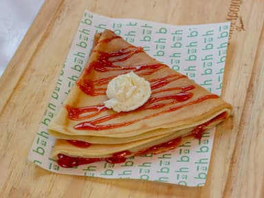Crepa de Mermelada de Fresa y Philadelphia