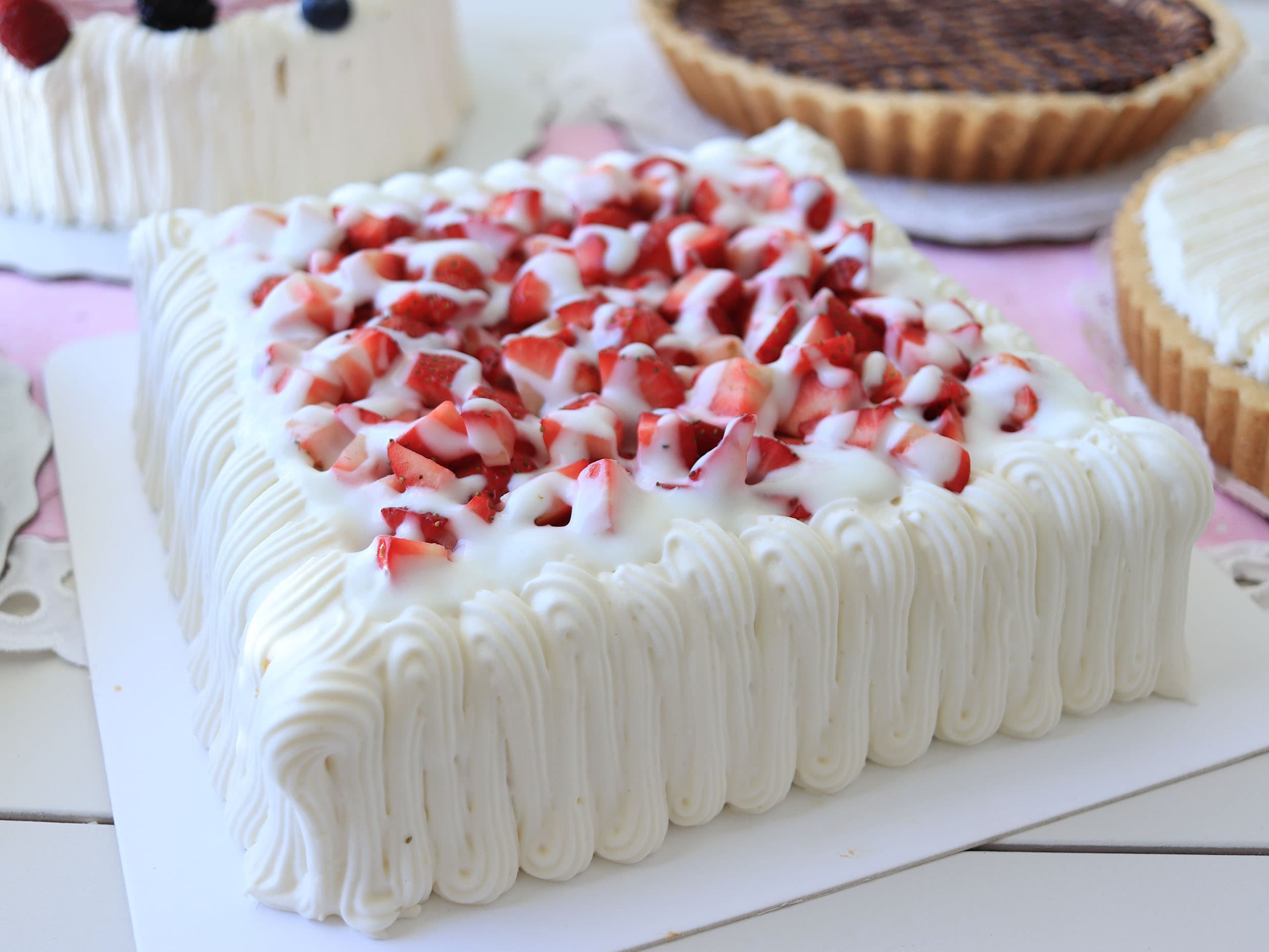 Cheesecake de Yogurt con Fresa