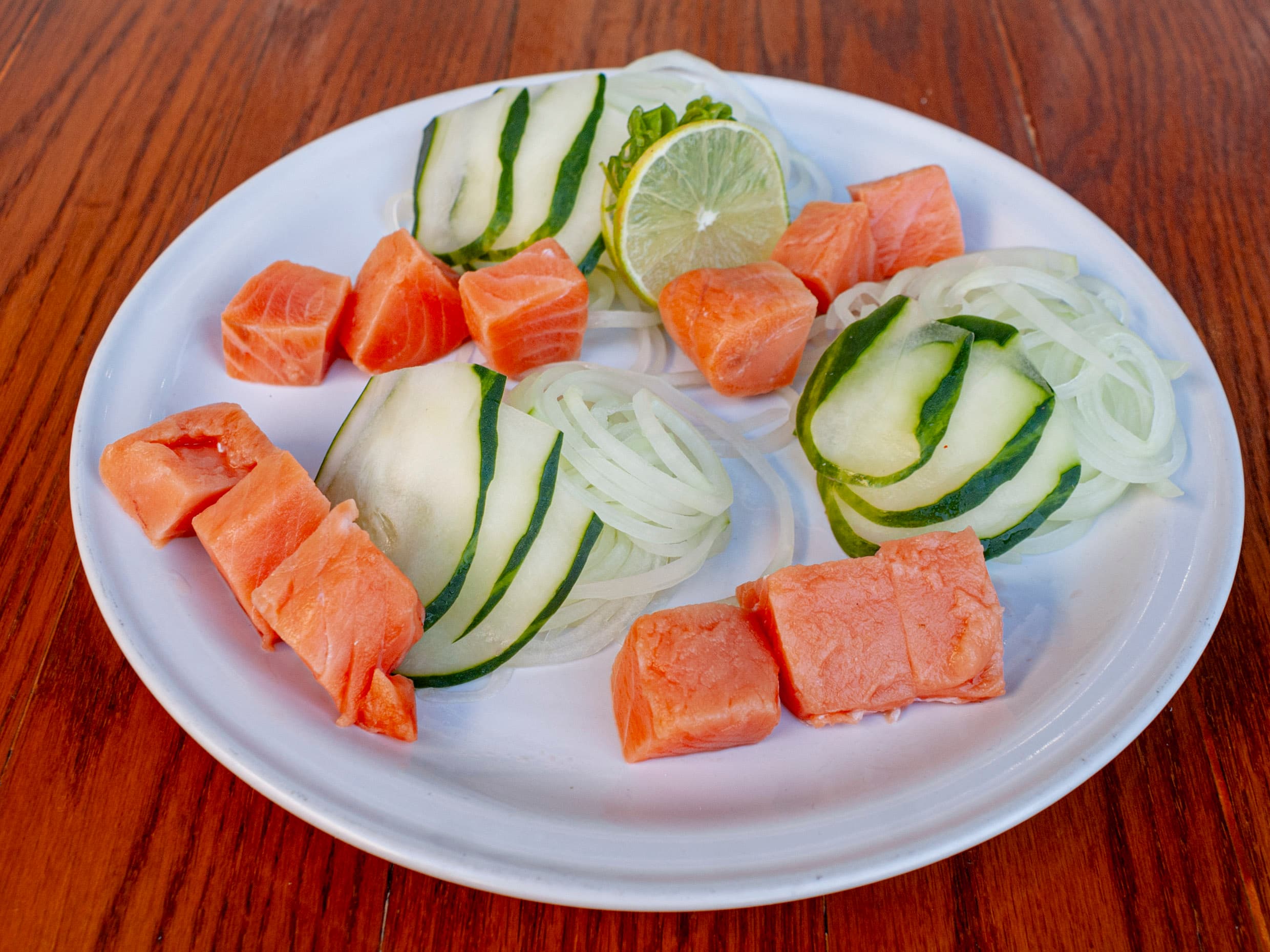 Sashimi de Salmón Fresco Corte Grueso