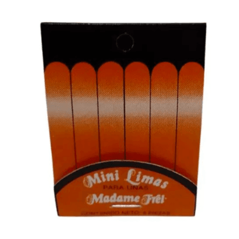 Mini limas para uñas con 6 piezas