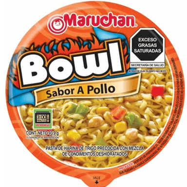 Maruchan Bowl  de Pollo 1 Pieza
