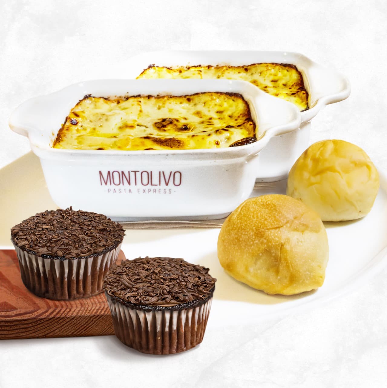 2 Lasagnas Mixtas + 2 postres