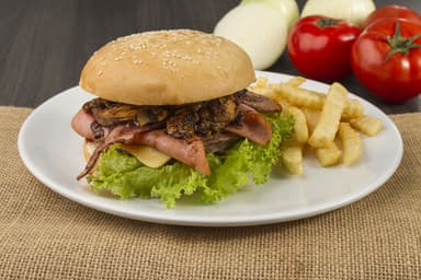 Hamburguesa De Champiñones