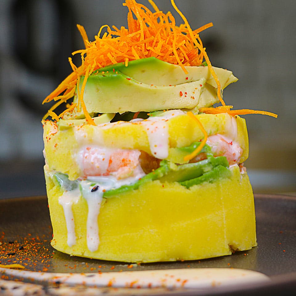 Causa de Langostinos