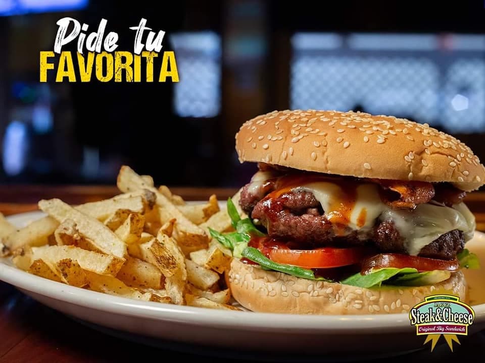 Hamburguesa Steak and Cheese