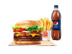 Combo Triple WHOPPER® con Queso