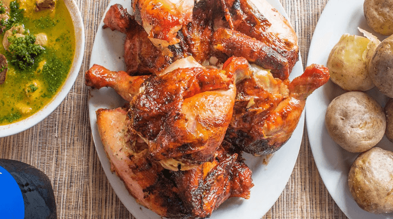 Combo Pollo Entero + Consomé + Gaseosa 1 LT
