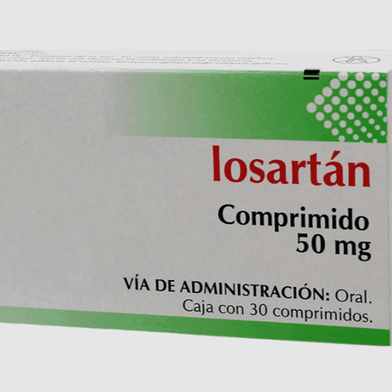 Losartan 50 mg 30 Comprimidos