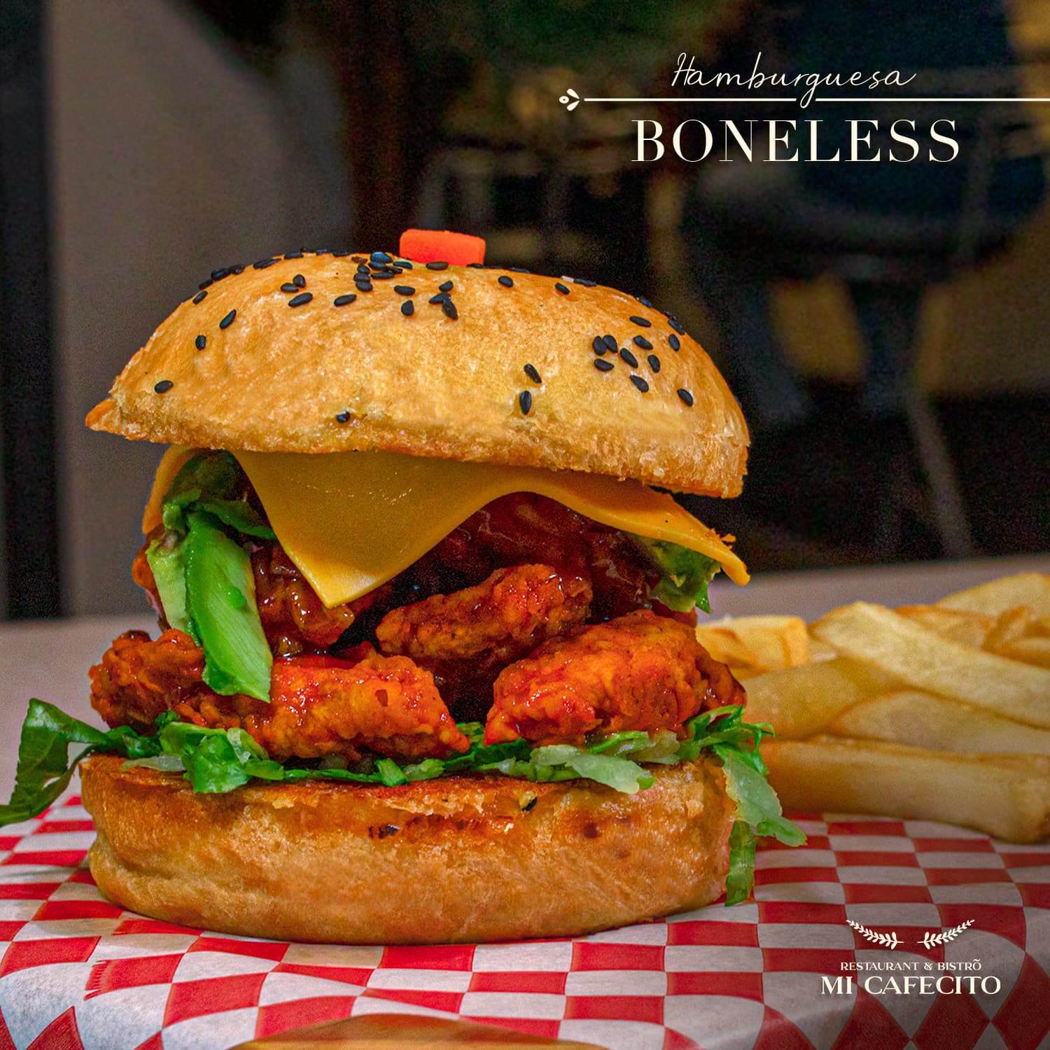 Hamburguesa de Boneless