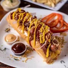 Combo Perro Caliente Salchicha Americana%