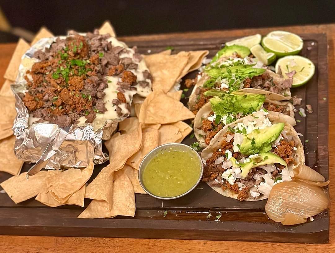 Papa Asada de Fajita + 4 Tacos de Fajita