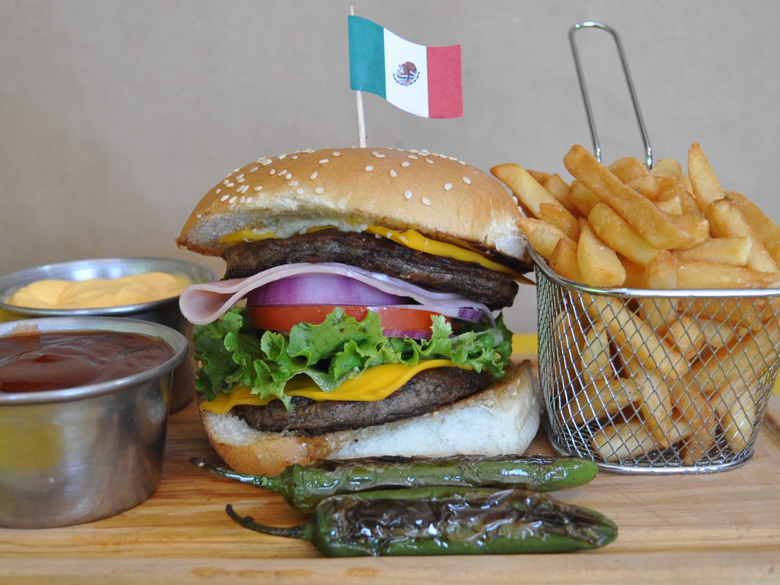 Hamburguesa Mexicana (sola)