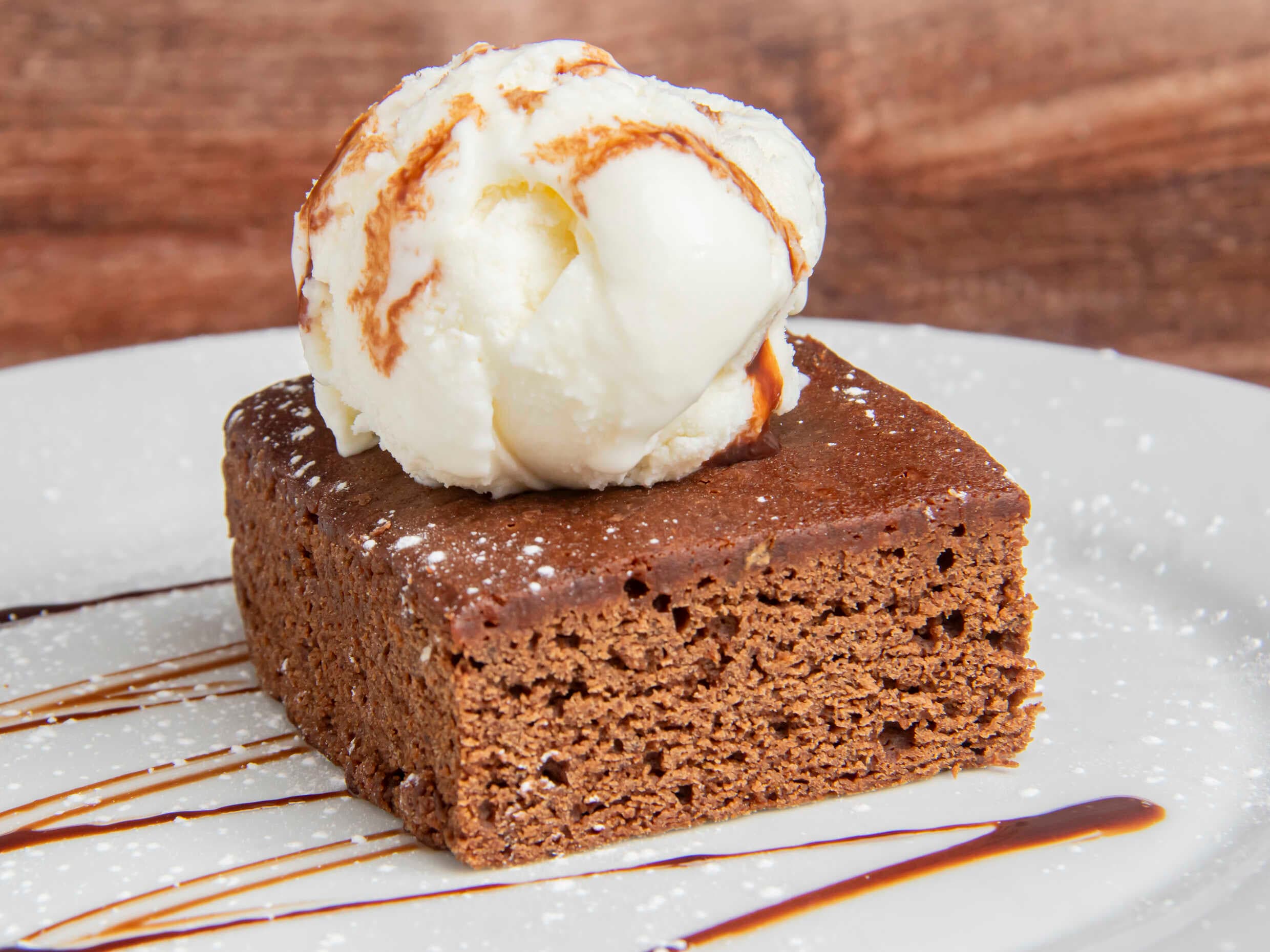 Brownie con Helado