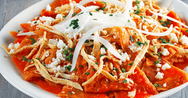 Chilaquiles con Pollo