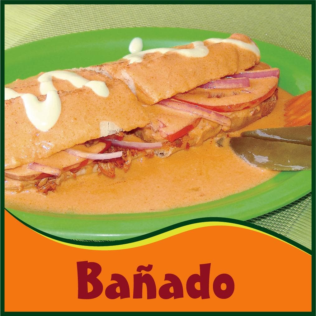 BAÑADO PECHUGA DE POLLO Bolillo 22cm