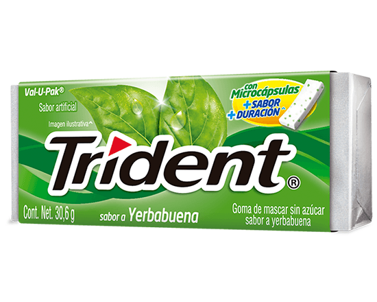 Chicle Yerba Buena Trident Value Pack
