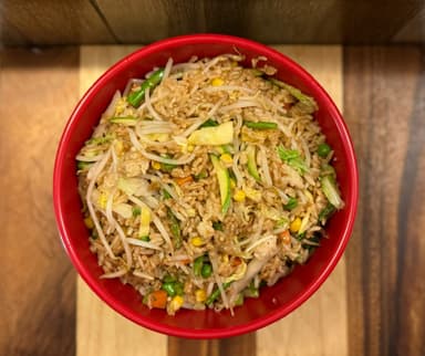 Yakimeshi de Vegetales