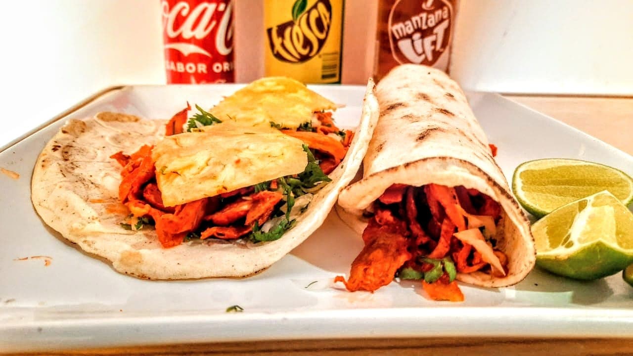 Taco al pastor harina