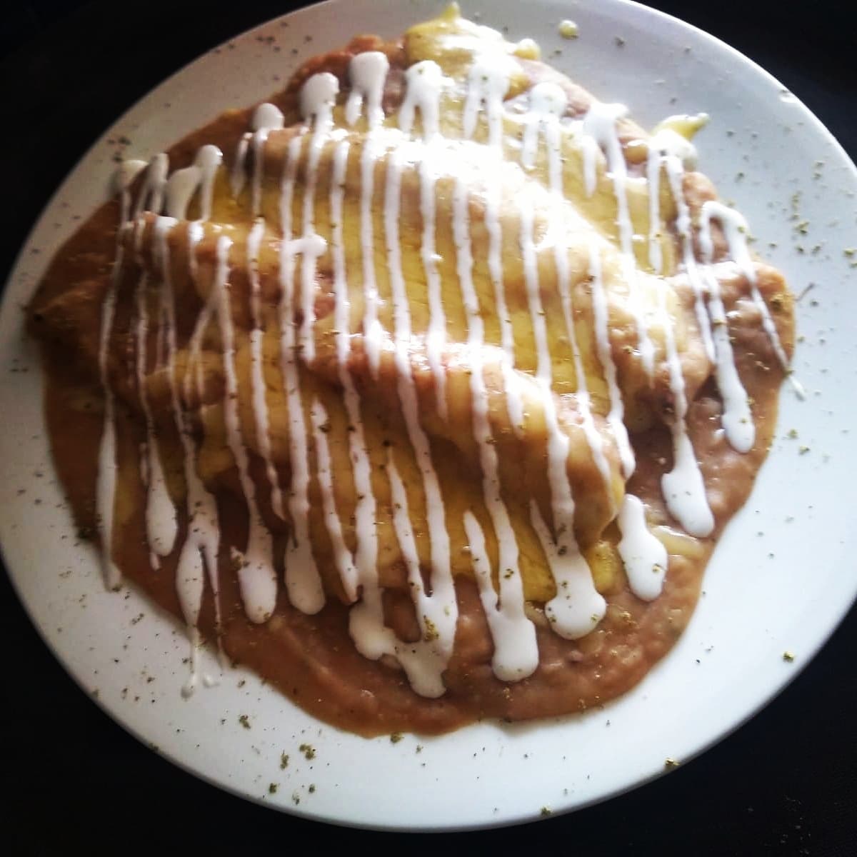 Enfrijoladas VEGETACHAMPI