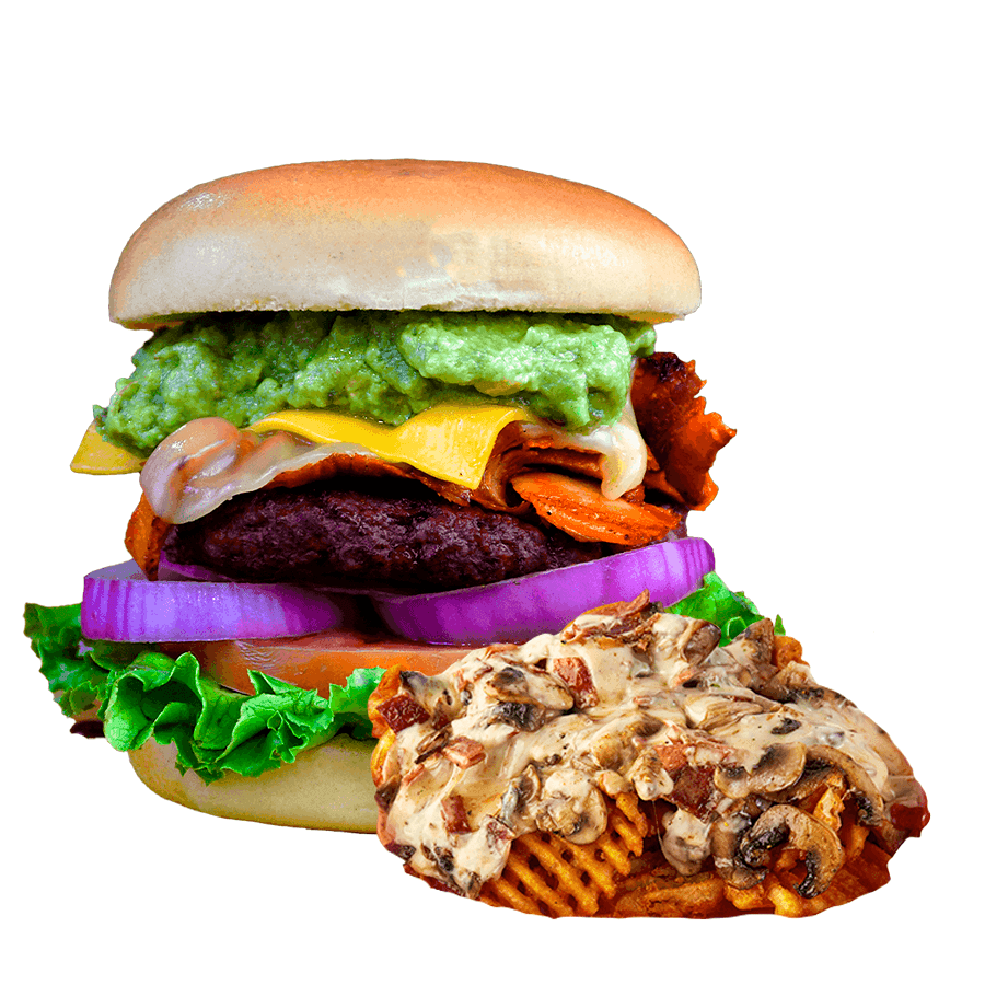COMBO Mexican burguer con papas nachos
