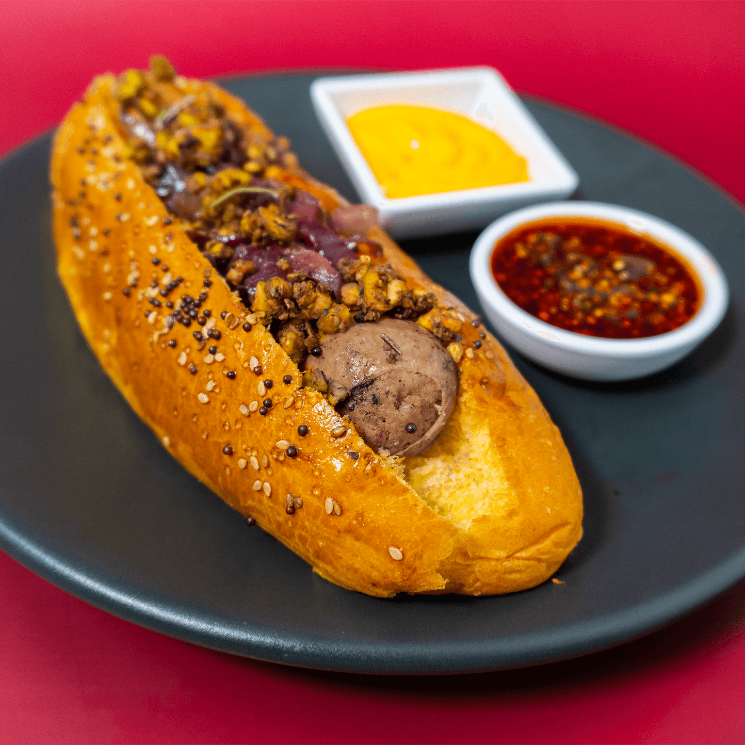 Hot Dog Pistache + Papas