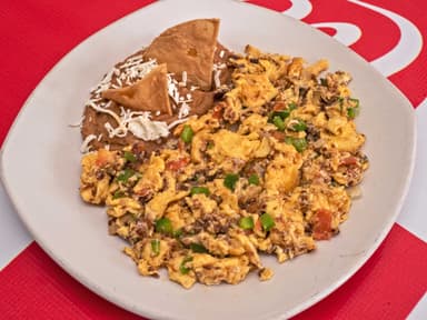 Machacado a la Mexicana ( 3 piezas de huevo)