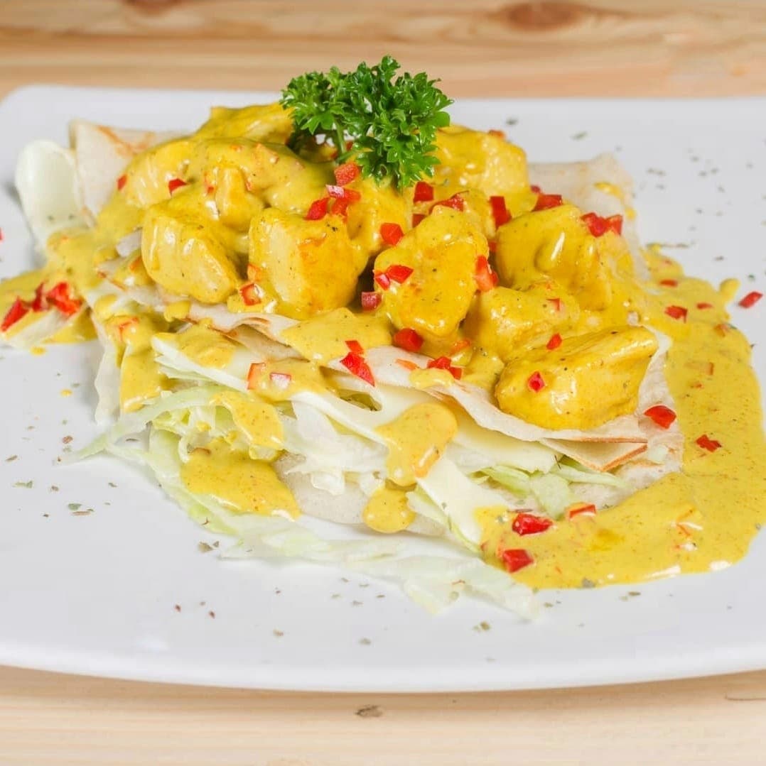 Crepe Pollo Al Curry