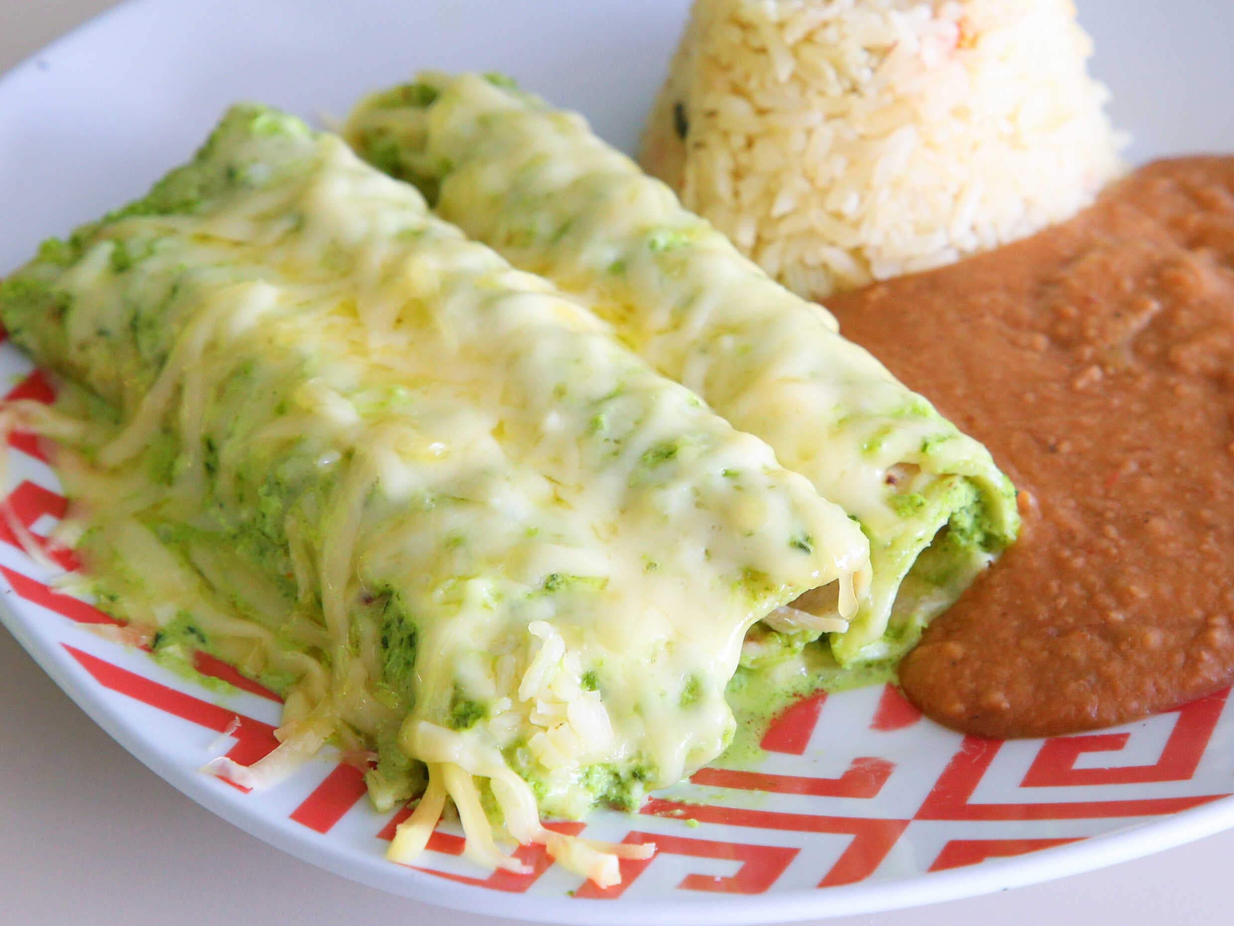 Enchiladas Suizas.