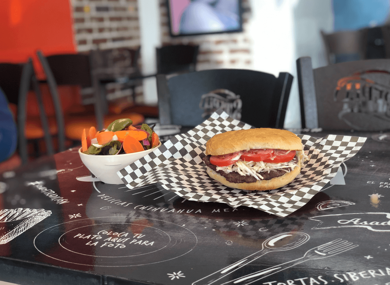 Hamburguesa Sencilla.