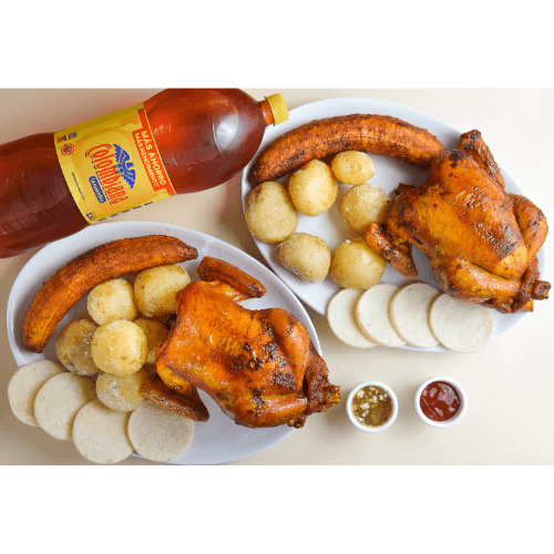 Brasas Ya Familiar: 2 Pollos + Gaseosa