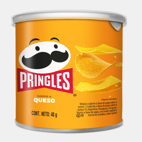 Papas Pringles Queso Botella 40 g 6755