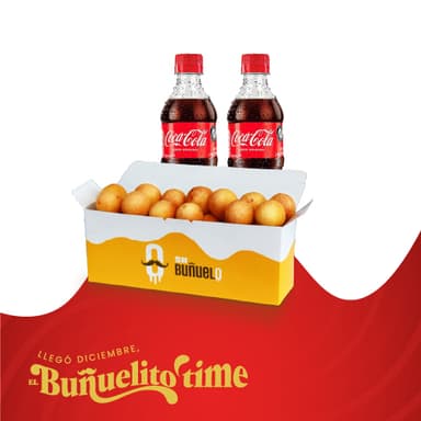 Caja mini XL con dos Coca Cola Mini