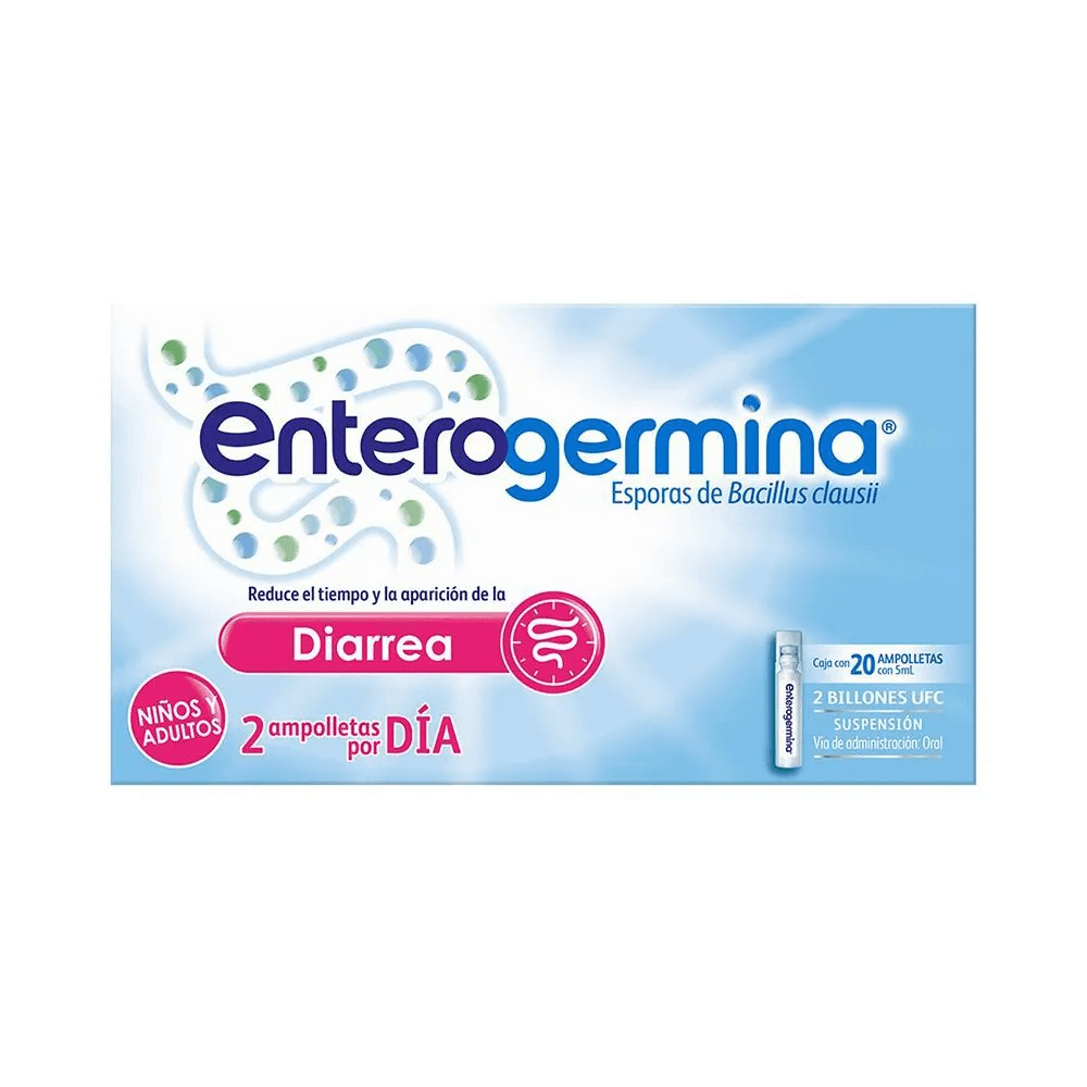 Enterogermina Probióticos 5 ml 20 Ampolletas
